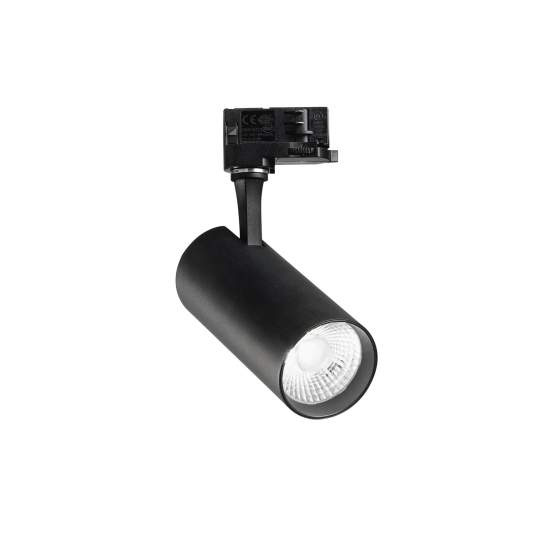 Illuminazione A Binario Contemporanea Fox Alluminio Nero Led 15W 4000K Ip20 322377