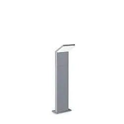Lampione Per Esterno Contemporaneo Style Alluminio Grigio Led 9W 3000K Ip54