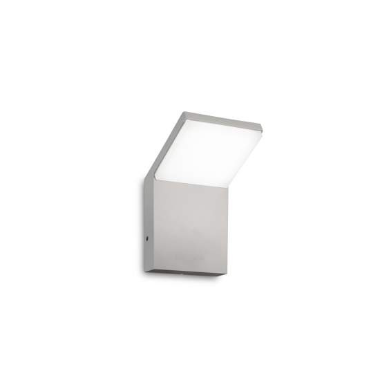 Applique Da Parete Contemporaneo Style Alluminio Grigio Led 9W 3000K Ip54 322650