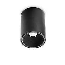 Plafoniera Contemporanea Nitro Alluminio Nero Led Integrato 25W 3000K Ip20