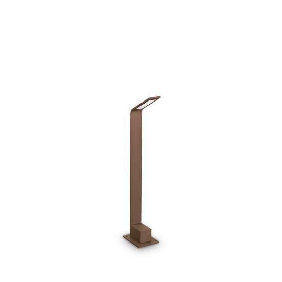 Paletto Contemporaneo Agos Alluminio Coffee Led Integrato 6,5W 4000K Ip54 326702