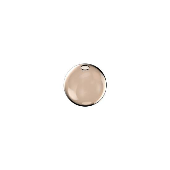 Rosone Contemporaneo Rubber Metallo Ambra Piccolo 327402