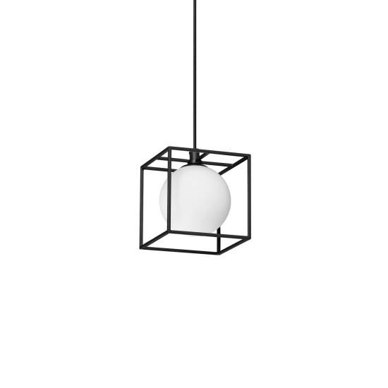 Lampadario A Sospensione Contemporaneo Lingotto Metallo Nero 1 Luce G9 4W 3000K 327839
