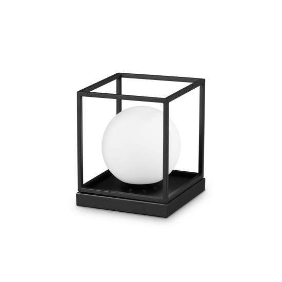 Lampada Da Tavolo Contemporanea Lingotto Metallo Nero 1 Luce E14 28W Ip20 327877