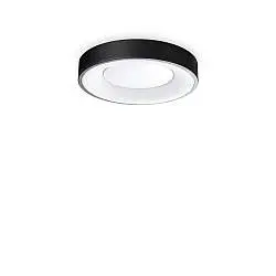 Plafoniera Contemporanea Planet Metallo Nero Led Integrato 17W 3000K Ip20