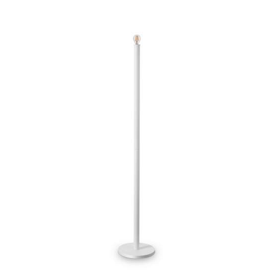 Piantana Da Terra Contemporanea Mix Metallo Bianco 1 Luce E27 42W Ip20 328164