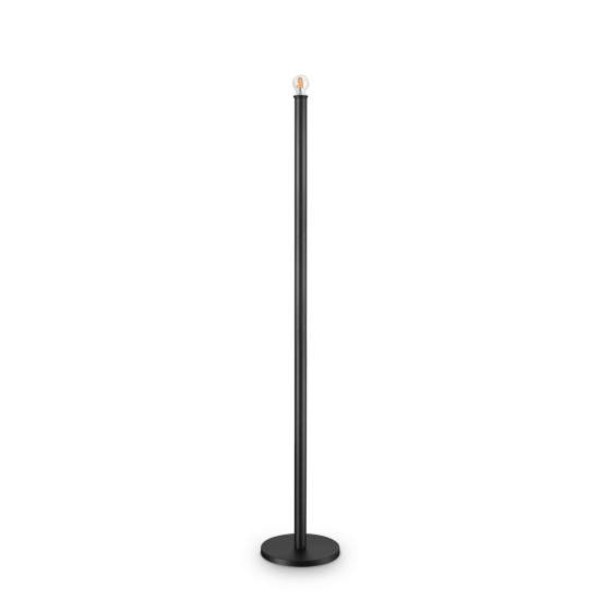 Piantana Da Terra Contemporanea Mix Metallo Nero 1 Luce E27 42W Ip20 328171