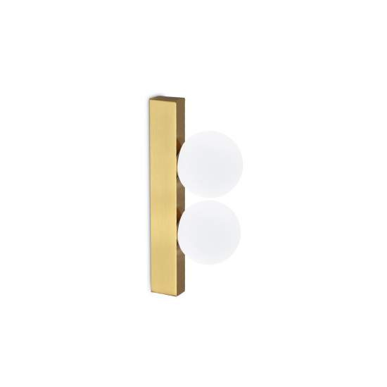 Applique Da Parete Contemporanea Ping Pong Metallo Ottone Led 6W 3000K Ip20 328287