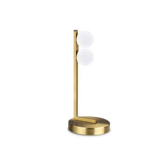 Abatjour Contemporanea Ping Pong Metallo Ottone Led Integrato 6W 3000K Ip20 328300