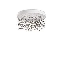 Plafoniera Contemporanea Armony Metallo Bianco Led Integrato 55W 3000K Ip20