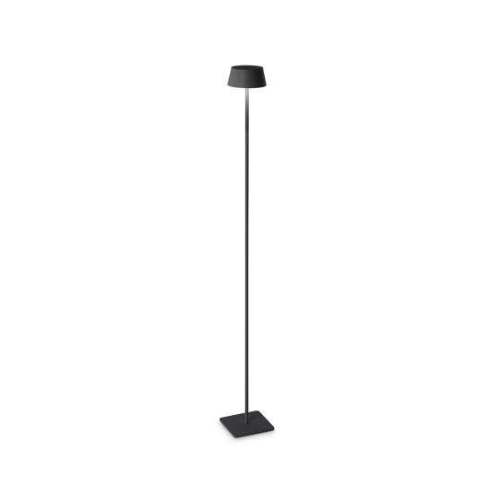 Pianrtana Da Terra Contemporanea Pure Metallo Nero Led 1,5W 3000K Ip54 328515