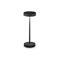 Lampada Da Tavolo Contemporaneo Toffee Metallo Nero Led 2W 3000K Ip54