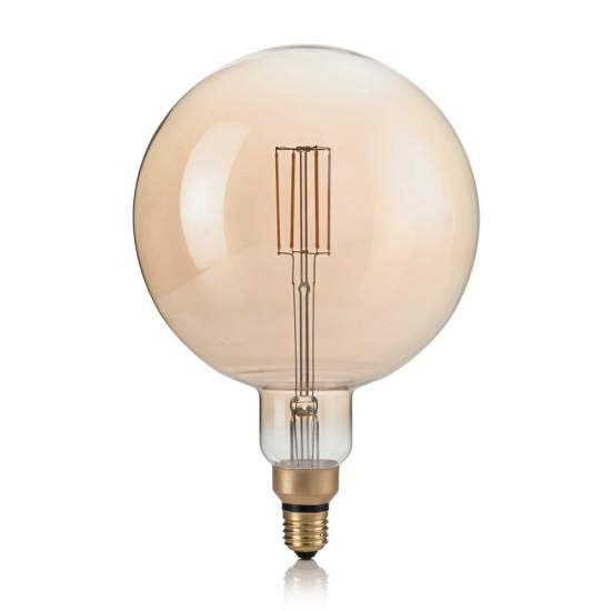 Lampadina Led Globo Grande D19,5 Xl E27 4 Watt 2200 K 320 Lm Vintage Ambra | Lampadine | Luce Art Shop Lampadina Led Globo Grande D19,5 Xl E27 4 Watt 2200 K 320 Lm Vintage Ambra | Ideal Lux