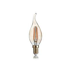 10 Lampadine Led Colpo Di Vento E14 4 Watt 2200 K Vintage Ambra 10 Lampadine Led Colpo Di Vento E14 4 Watt 2200 K Vintage Ambra