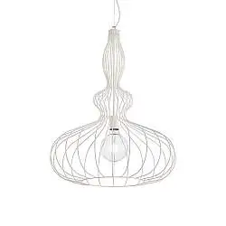 Lampada A Sospensione 1 Luce Bianco Serie Clarissa