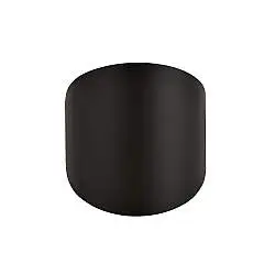 Applique Minimal 1 Luce Indiretta Agni In Acciaio Nero