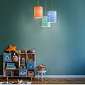 Sospensione Moderna A 1 Luce Pois Xl In Polilux Bicolor Verde Made In Italy | Linea Zero