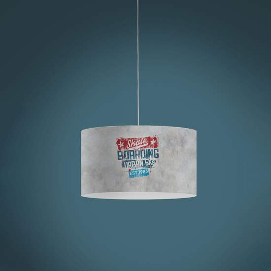 Sospensione Moderna 3 Luci Decolight Xxl In Polilux Stampa Urban Made In Italy | Lampadari e Sospensioni | Luce Art Shop Sospensione Moderna 3 Luci Decolight Xxl In Polilux Stampa Urban Made In Italy | Linea Zero
