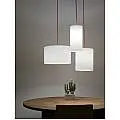 Sospensione Moderna 1 Luce Decolight Xxl In Polilux Bianco Made In Italy | Linea Zero