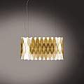 Sospensione Ovale Amanda 3 Luci In Polilux Oro D60 Made In Italy | Lampadari e Sospensioni | Luce Art Shop Sospensione Ovale Amanda 3 Luci In Polilux Oro D60 Made In Italy | Linea Zero