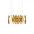 Sospensione Ovale Amanda 3 Luci In Polilux Oro D60 Made In Italy | Lampadari e Sospensioni | Luce Art Shop Sospensione Ovale Amanda 3 Luci In Polilux Oro D60 Made In Italy | Linea Zero