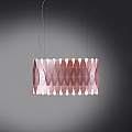 Sospensione Ovale Amanda 3 Luci In Polilux Rosa Metallico D60 Made In Italy | Lampadari e Sospensioni | Luce Art Shop Sospensione Ovale Amanda 3 Luci In Polilux Rosa Metallico D60 Made In Italy | Linea Zero