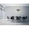 Sospensione Ovale Amanda 3 Luci In Polilux Silver D60 Made In Italy | Lampadari e Sospensioni | Luce Art Shop Sospensione Ovale Amanda 3 Luci In Polilux Silver D60 Made In Italy | Linea Zero