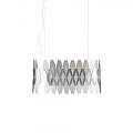 Sospensione Ovale Amanda 3 Luci In Polilux Silver D60 Made In Italy | Lampadari e Sospensioni | Luce Art Shop Sospensione Ovale Amanda 3 Luci In Polilux Silver D60 Made In Italy | Linea Zero