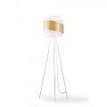 Lampada Da Terra Treppiedi 1 Luce Bea In Polilux Oro D40 Made In Italy | Linea Zero