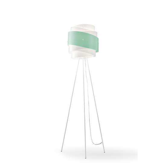 Lampada Da Terra Treppiedi 1 Luce Bea In Polilux Verde D40 Made In Italy | Linea Zero