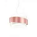 Sospensione Moderna 5 Luci Bea In Polilux Rosa Metallico D80 Made In Italy | Lampadari e Sospensioni | Luce Art Shop Sospensione Moderna 5 Luci Bea In Polilux Rosa Metallico D80 Made In Italy | Linea Zero