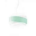 Sospensione Moderna 5 Luci Bea In Polilux Verde D80 Made In Italy | Linea Zero