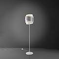 Lampada Da Terra Moderna 1 Luce Bea In Polilux Silver D40 Made In Italy | Linea Zero