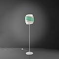 Lampada Da Terra Moderna 1 Luce Bea In Polilux Verde D40 Made In Italy | Linea Zero