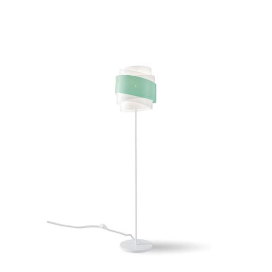 Lampada Da Terra Moderna 1 Luce Bea In Polilux Verde D40 Made In Italy | Linea Zero