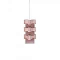 Sospensione Moderna 1 Luce Building In Polilux Rosa Metallico D36 Made In Italy | Lampadari e Sospensioni | Luce Art Shop Sospensione Moderna 1 Luce Building In Polilux Rosa Metallico D36 Made In Italy | Linea Zero