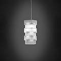 Sospensione Moderna 1 Luce Building In Polilux Bianco D36 Made In Italy | Linea Zero