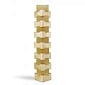 Lampada Da Terra Moderna 1 Luce Building In Polilux Oro Made In Italy | Piantane - Lampade da Terra | Luce Art Shop Lampada Da Terra Moderna 1 Luce Building In Polilux Oro Made In Italy | Linea Zero