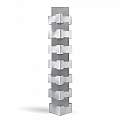Lampada Da Terra Moderna 1 Luce Building In Polilux Silver Made In Italy | Piantane - Lampade da Terra | Luce Art Shop Lampada Da Terra Moderna 1 Luce Building In Polilux Silver Made In Italy | Linea Zero