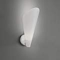 Applique Moderna A 1 Luce Calle In Polilux Bianco Made In Italy | Linea Zero