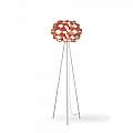 Lampada Da Terra Con Treppiede 1 Luce Cloud In Polilux Rame Made In Italy | Linea Zero