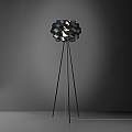 Lampada Da Terra Con Treppiede 1 Luce Cloud In Polilux Nero Made In Italy | Piantane - Lampade da Terra | Luce Art Shop Lampada Da Terra Con Treppiede 1 Luce Cloud In Polilux Nero Made In Italy | Linea Zero