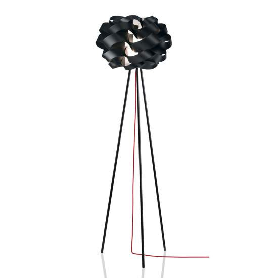 Lampada Da Terra Con Treppiede 1 Luce Cloud In Polilux Nero Made In Italy | Piantane - Lampade da Terra | Luce Art Shop Lampada Da Terra Con Treppiede 1 Luce Cloud In Polilux Nero Made In Italy | Linea Zero