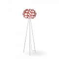 Lampada Da Terra Con Treppiede 1 Luce Cloud Polilux Rosa Metallico Made In Italy | Linea Zero