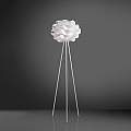 Lampada Da Terra Con Treppiede 1 Luce Cloud In Polilux Bianco Made In Italy | Piantane - Lampade da Terra | Luce Art Shop Lampada Da Terra Con Treppiede 1 Luce Cloud In Polilux Bianco Made In Italy | Linea Zero