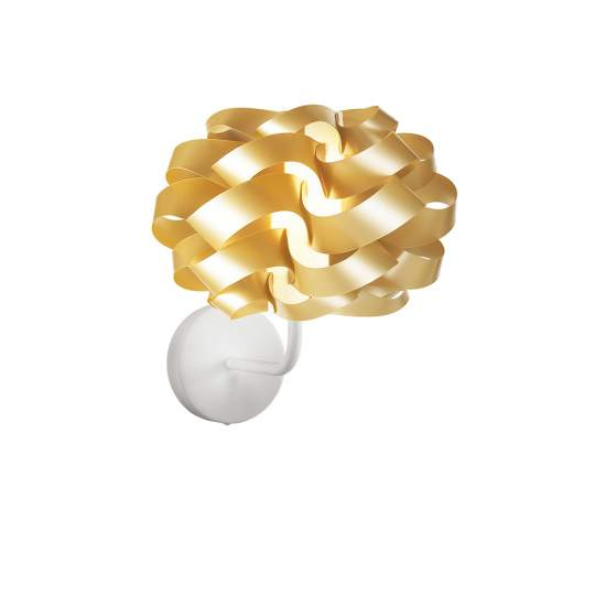 Applique Moderna 1 Luce Cloud In Polilux Oro Made In Italy | Appliques - Lampade da Parete | Luce Art Shop Applique Moderna 1 Luce Cloud In Polilux Oro Made In Italy | Linea Zero