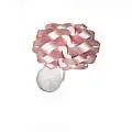 Applique Moderna 1 Luce Cloud In Polilux Rosa Metallico Made In Italy | Appliques - Lampade da Parete | Luce Art Shop Applique Moderna 1 Luce Cloud In Polilux Rosa Metallico Made In Italy | Linea Zero