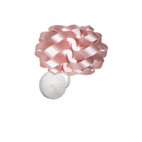 Applique Moderna 1 Luce Cloud In Polilux Rosa Metallico Made In Italy | Appliques - Lampade da Parete | Luce Art Shop Applique Moderna 1 Luce Cloud In Polilux Rosa Metallico Made In Italy | Linea Zero