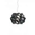 Sospensione Moderna 5 Luci Cloud D100 In Polilux Nero Made In Italy | Lampadari e Sospensioni | Luce Art Shop Sospensione Moderna 5 Luci Cloud D100 In Polilux Nero Made In Italy | Linea Zero