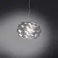 Sospensione Moderna 5 Luci Cloud D100 In Polilux Silver Made In Italy | Lampadari e Sospensioni | Luce Art Shop Sospensione Moderna 5 Luci Cloud D100 In Polilux Silver Made In Italy | Linea Zero